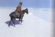 Frederic Remington, The Scout:Friends or Foes (mk43)